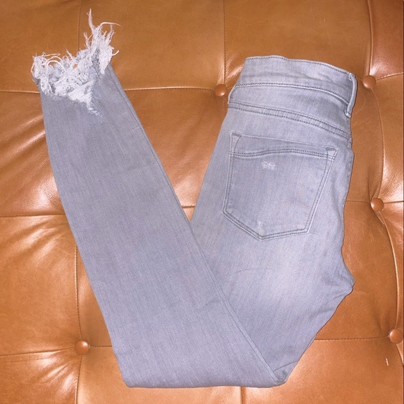 EXPRESS JEANS Distressed Cropped Legging - Sz. 0 - Picture 4 of 6